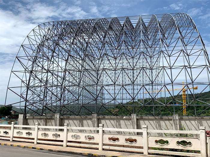 安徽山寨矿储煤棚网架